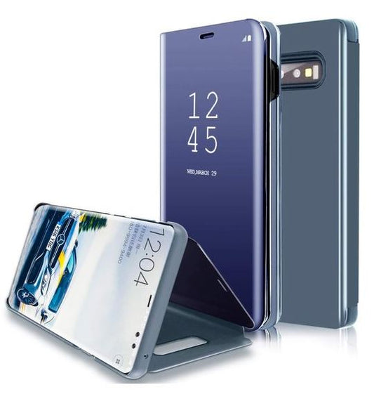 Galaxy S10 Clear View Cover Hoesje - Blauw