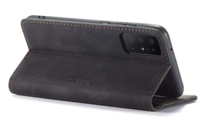 Galaxy S20 Wallet Premium Case Leer - Zwart