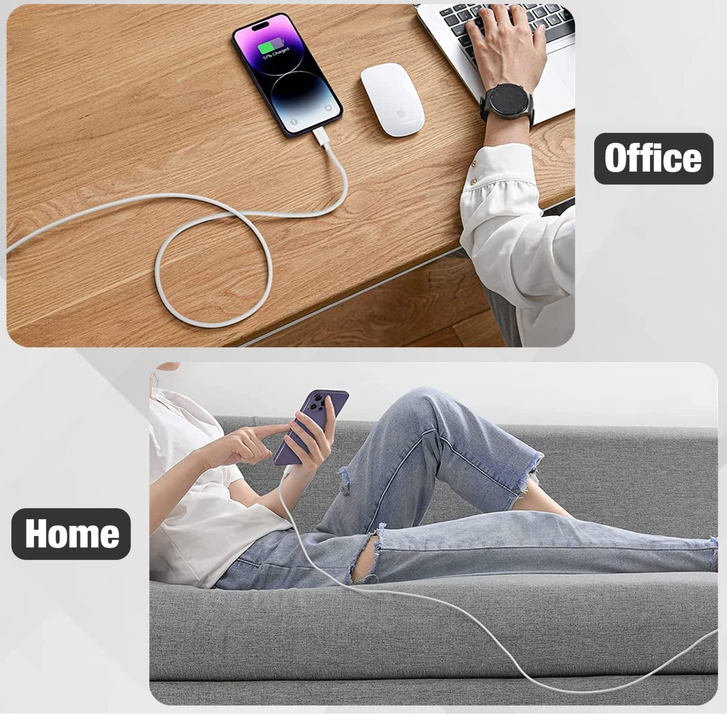 USB-C-zu-Lightning-Kabel – 2 Meter