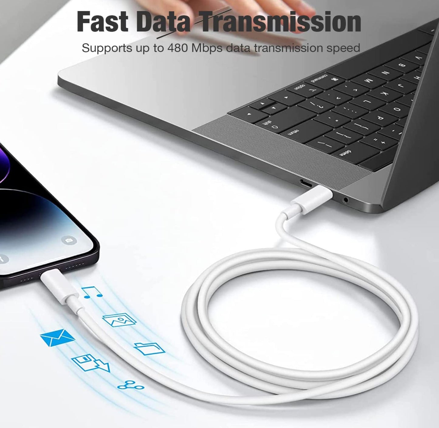 USB-C-zu-Lightning-Kabel – 2 Meter
