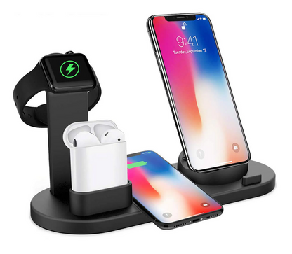 Vaxo™ 6-in-1 Draadloze Oplader Universeel - Docking station