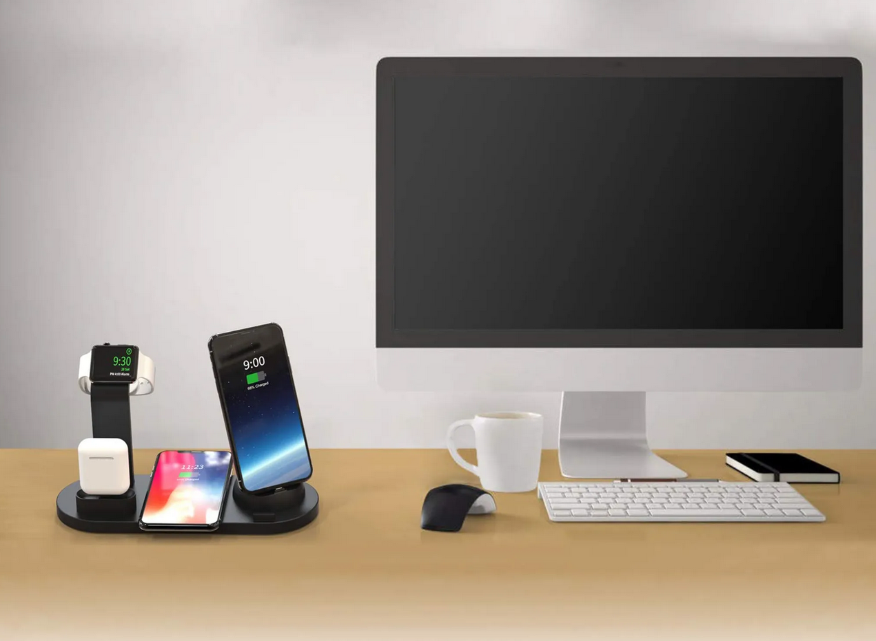Vaxo™ 6-in-1 Draadloze Oplader Universeel - Docking station