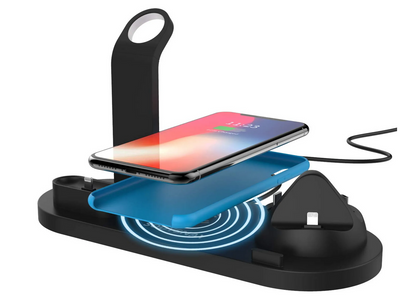 Vaxo™ 6-in-1 Draadloze Oplader Universeel - Docking station