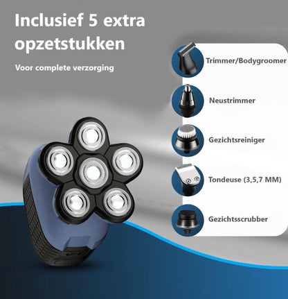 Vaxo™ 6 in 1 Scheerapparaat voor mannen - Waterdicht